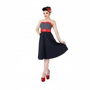 Lindy Bop Strapless patriot swing dress